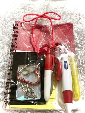 Paramedic Gift, Paramedic Mini Gift Set, Gift Pack, Red Work Accessories